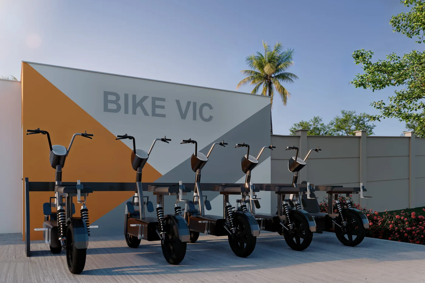 Estação de bikes elétricas Bike VIC